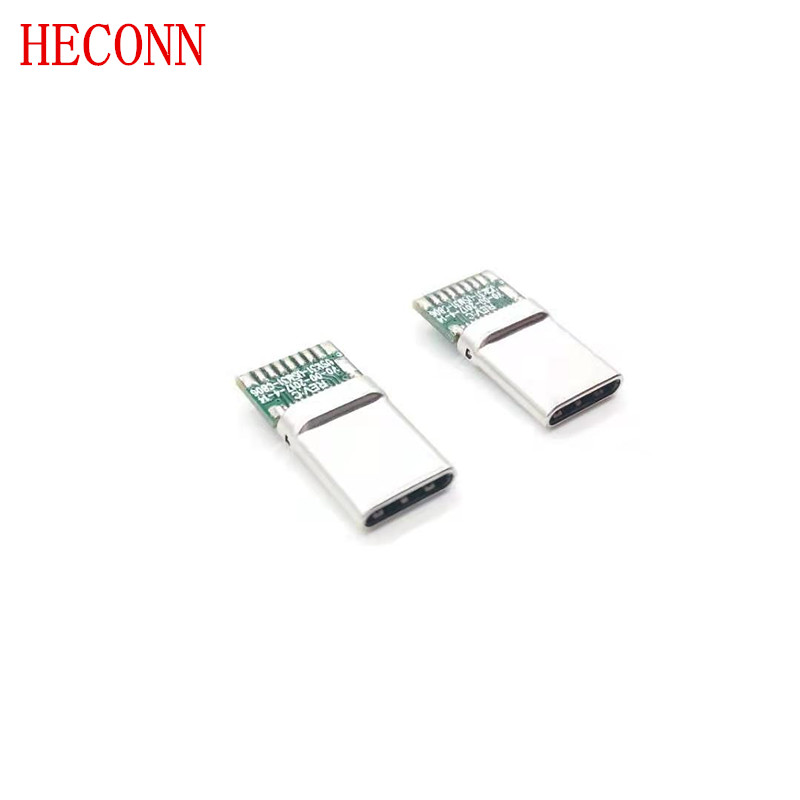 USB-Type-CM/夾板0.8拉伸款/無(wú)元件/彎端/15卡勾 黑LCP/外殼不銹鋼鍍鎳/磷銅C5191/端子鍍金2u/盤裝
