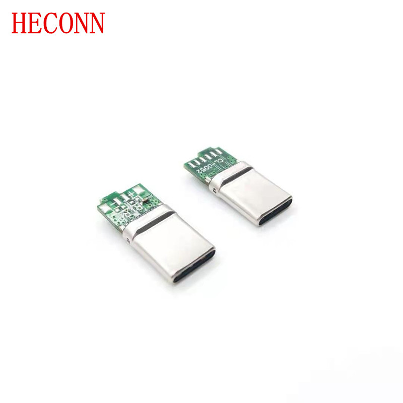 USB TYPE CMG夾板0.8拉伸款 黑LCP外殼不銹鍍鎳 端子鍍金2u